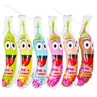 Sachet d'emballage personnalisable en forme de dessin animé pour jus, portable et anti-fuite pour enfants, avec impression colorée