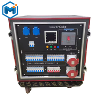 24-Way 16A Étanche Power Distro Grand Écran LED Éclairage de Scène Audio Distribution de Puissance Cabinet avec Flight Case