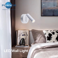 Applique Murale LED Ronde de Luxe Nordique avec Interrupteur, Éclairage Intérieur pour Lit, Magnifique Lampe Murale pour Salon et Chambre Modernes