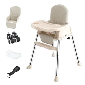 تصميم جديد قابل للتعديل المحمولة كرسي عالٍ للأطفال لتناول الطعام/طفل كرسي إطعام الطفل