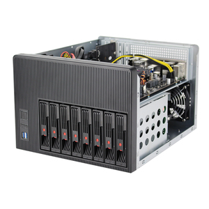 มาใหม่เดสก์ท็อปเซิร์ฟเวอร์ประสิทธิภาพสูง8 Bay NAS เก็บข้อมูล <span class=keywords><strong>B360</strong></span>เมนบอร์ด64GB mSATA SSD 300W PSU - Product Image 2