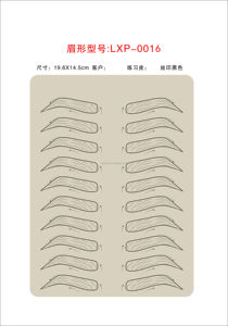 Wenshen OEM feuilles de Latex sourcil sourcil tatouage maquillage Permanent Microblading <span class=keywords><strong>microblanding</strong></span> sourcil tatouage peau - Product Image 5