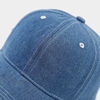 Literario Retro Color sólido Denim Soft Top gorra de béisbol mujer Simple Casual al aire libre protector solar sombrilla Jean gorra deportiva