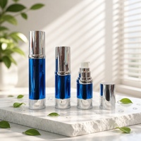 Flacon pompe sans air rechargeable et écologique de 200 ml avec pulvérisateur pour sérum de soin et emballage d'huile de poisson – Haute Qualité
