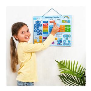Calendrier magnétique quotidien pour enfants, 58 pièces, mon premier calendrier quotidien pour enfants, tout sur <span class=keywords><strong>aujourd</strong></span>'<span class=keywords><strong>hui</strong></span>, tableau des jours de la <span class=keywords><strong>semaine</strong></span>, calendrier pour enfants - Product Image 5