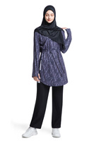 Groothandel 3-delige/set moslim zwemkleding voor vrouwen, volledige bedekking, plus size, bescheiden islamitische burkini zwemkleding met hijab sjaal 2026