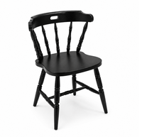 Chaise de salle à manger en bois de hêtre massif classique avec dossier à lattes, chaise en bois courbé pour restaurant, hôtel, café