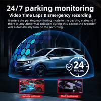 Caméra embarquée double objectif HDR 4K avec écran IPS 2,0 pouces, prise en charge 512 Go, Wi-Fi/GPS, pour chauffeurs de VTC, garantie 1 an