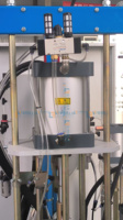 Extrudeuse pneumatique de mastic bicomposant à faible consommation avec système de pressage de fût pour usine de verre, garantie 1 an, certifiée CE