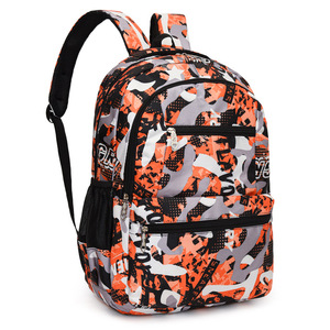 2025 Mô Hình Mới Ngụy Trang Giản Dị In Dây Kéo Polyester Trường Ba Lô Công Suất Lớn Cho Trung Học Và Học Sinh Trung Học - Product Image 5