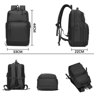 Mochila impermeable para ordenador portátil personalizable para hombres, mochila de viaje de negocios <span class=keywords><strong>antirrobo</strong></span> con logotipo, mochila escolar universitaria duradera - Product Image 4