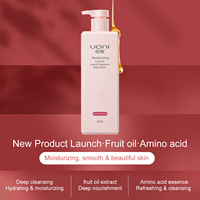 Vente en gros de gel douche moussant pour le corps personnalisé gel douche de qualité hydratant à l'huile de jojoba biologique raffermissant la peau pour femmes
