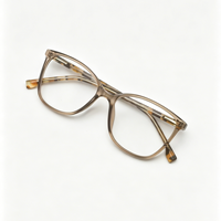 Montura de Gafas Ópticas Retro Multicolor, Unisex, Ligeras, Modernas, con Lentes Transparentes, para Computadora y Lectura, para Hombres y Mujeres