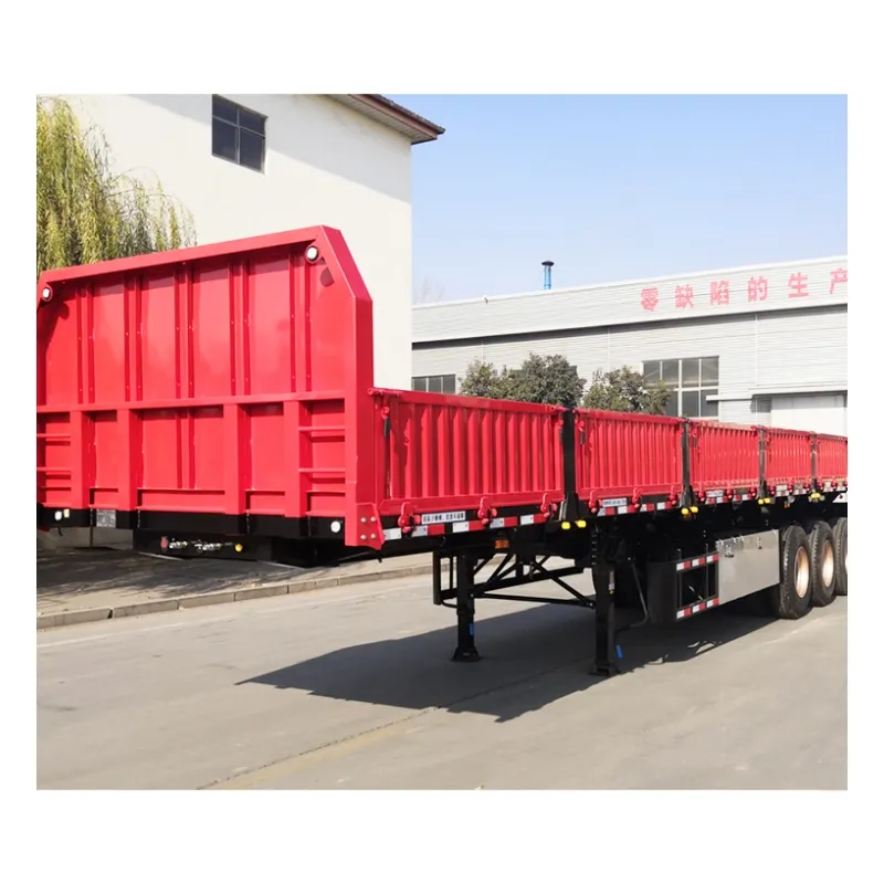 Huayue thương hiệu container số lượng lớn vận chuyển hàng hóa 40ft sidewall Drop Side tường Trailer bán