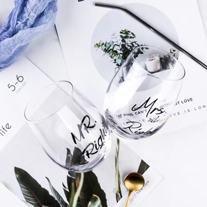 Verres à cocktail en gros, verres à whisky et verres à vin sans pied, ensemble de verres à vin en cristal - Product Image 3