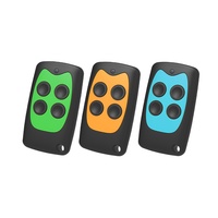 Télécommande RF universelle 433 MHz, couleurs mélangées, clonage automatique, type D4, duplicateur de télécommande pour porte automatique électrique, rideau