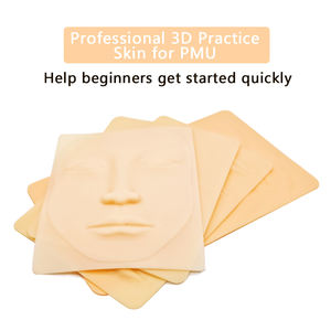 3D cara ceja tatuaje Gel de sílice ejercicio Natural labio y ojos práctica piel - Product Image 2