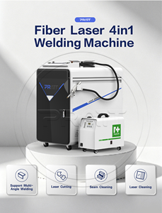Machine de soudage laser à fibre industrielle à double bras articulé, portable, pour pièces en aluminium et acier inoxydable - Product Image 3