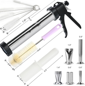 Pistola Profesional para Hacer Cecina de 3.ª Generación 2.1 LB, Embutidora de Salchichas, Máquina para Hacer Cecina de Acero Inoxidable, Pistola para Cecina, Pistola para Hacer Cecina de Res - Product Image 6