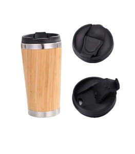 Tasse de bureau isotherme en acier inoxydable de luxe Atlas, écologique, avec logo personnalisé et couvercle - Product Image 2