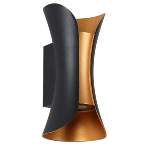 Applique murale LED cylindrique moderne <span class=keywords><strong>d</strong></span>'extérieur étanche IP65 en verre trempé avec <span class=keywords><strong>angle</strong></span> <span class=keywords><strong>de</strong></span> faisceau <span class=keywords><strong>de</strong></span> 20° et base en <span class=keywords><strong>aluminium</strong></span> pour <span class=keywords><strong>jardin</strong></span> et <span class=keywords><strong>salon</strong></span> - Product Image 1