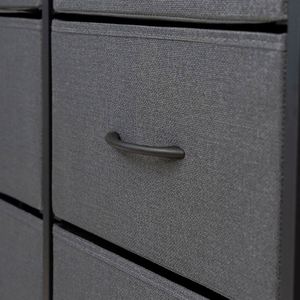 Commode autoportante moderne en tissu pour salon, durable, avec panneaux en MDF et acier inoxydable, en pin, disponible en plusieurs couleurs - Fournisseur en gros - Product Image 5