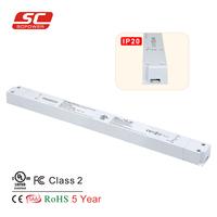 Driver LED Slim 0-10V Dimmable 150W AC-DC, transformateur à tension constante, alimentation LED pour éclairage hôtelier