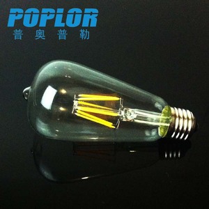 หลอดไฟ LED Poplor รุ่น St64 ขั้ว E27 B22 4 6 8 10 12 วัตต์ ฐานแก้ว 220 โวลต์ ใช้ไฟ AC - Product Image 2