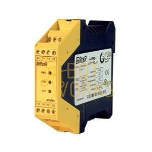 Reer 1330911 Relè di Sicurezza - Controllo di Sicurezza Industriale con Terminale a Vite per Montaggio su Guida DIN Nuovo - Product Image 1