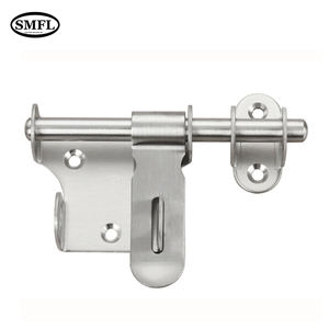 SMFL-pestillo de seguridad para puerta, herramienta práctica antirrobo, Perno deslizante de <span class=keywords><strong>trompeta</strong></span>, cerrojo duradero de acero inoxidable para el hogar - Product Image 2