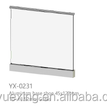 Base de <span class=keywords><strong>aluminio</strong></span> zapato sin marco barandilla de <span class=keywords><strong>vidrio</strong></span> de sistema para balcón Staris piscina - Product Image 3
