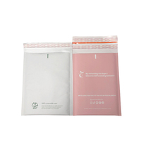 Personnalisé 100% Biodégradable Enveloppe À Bulles Compostable Expédition Enveloppe De Papier Rembourré Cosmétiques Parfums Masques Visage Blush