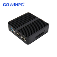 K302 PC Mini Industri Dual COM Dual Display |   4x USB 3.0 Dual LAN Windows 10 SSD+HDD untuk Kontrol Mesin Otomatis yang Andal