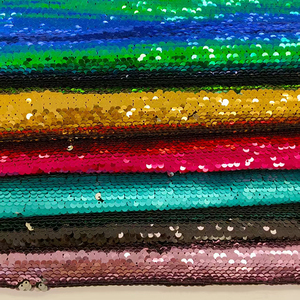 세련된 뒤집을 수있는 스팽글 메쉬 스팽글 스팽글이있는 파티 드레스를위한 메쉬 원단 - Product Image 2