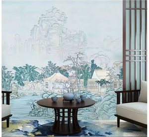 Decorazione Murale Personalizzata con Motivo Moderno Minimalista di Uccelli e Fiori per Casa e Spazi Pubblici - Product Image 4