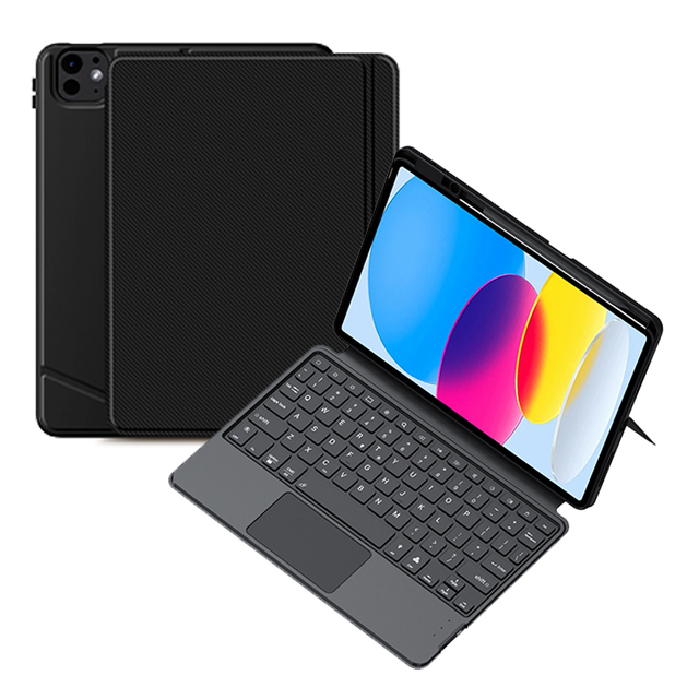 Popular Split-design US Layout Keyboard case for iPad 11th/10th Gen with Multi-touchpad Magnetic Keyboard Cover