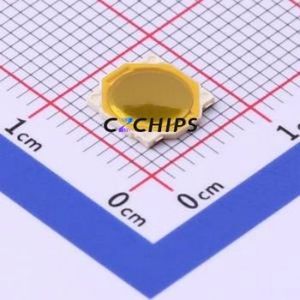 T7B3QR Tactile Switch SMD Switch Single Pole Single Throw Round Button 2N Vertical Mount - Product Image 1