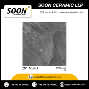 Carreaux de porcelaine vitrifiée de haute qualité Soon Ceramic 12MM, antidérapants, brillants, résistants, 600x600mm, pour sols extérieurs de balcon - Product Image 4