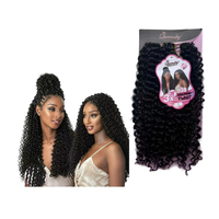 Lot de 3 perruques synthétiques ondulées pour femmes africaines, fibres résistantes à la chaleur, style bohème 3D, vente directe usine