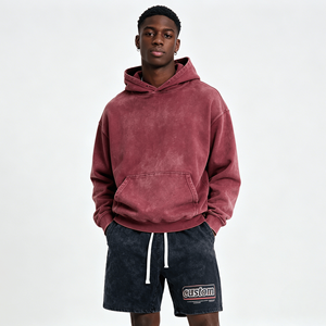 Shorts Homme Personnalisés Grande Taille, Effet Délavé et Vieilli, Style Streetwear Vintage, Idéal pour le Jogging - Product Image 1