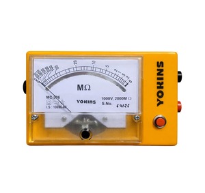 เครื่องทดสอบฉนวนแบบอนาล็อก 500V 1000MΩ |   ผลิตในอินเดีย |   ความแม่นยำ ±5% |   เครื่องทดสอบอินฟราเรดสำหรับสายมอเตอร์และหม้อแปลงไฟฟ้า |   BA-5010 - Product Image 1