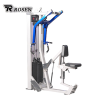Máquina de remo sentado Select Seated Row de Source Factory, equipo de gimnasio comercial con carga de placas para entrenamiento de fuerza, fabricado con tubo de acero galvanizado de 3 mm de espesor