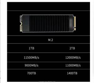 SSD NVMe ความเร็วสูงสำหรับแล็ปท็อปเกมมิ่ง 128GB 256GB 512GB 1TB 2TB Tbw Pcie 3.0 M.2 ภายใน พร้อมพอร์ต SATA ขยายใหม่ - Product Image 2
