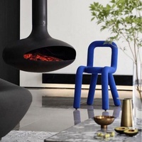GEDO Vente en gros de chaises à géométrie moderne personnalisées sans accoudoir pour le salon