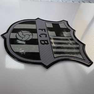 Logo câu lạc bộ Barcelona, nhãn hiệu quần áo thể thao, huy hiệu, logo thương hiệu tùy chỉnh, logo cao su TPU, miếng dán cao su silicon nổi 3D - Product Image 3