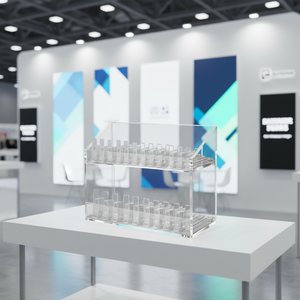 กล่องอะคริลิครีไซเคิลรักษ์โลกสำหรับจัดเก็บลิปสติกและแปรงแต่งหน้าแบบขายส่ง น้ำหนักเบา ขัดเงาอย่างดี - Product Image 3