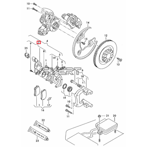 Fabriek Voorraad Elektrische Rem Remklauw Servo Motor Achter 8k0998281 Voor Audi A5 Q5 08 - Product Image 2