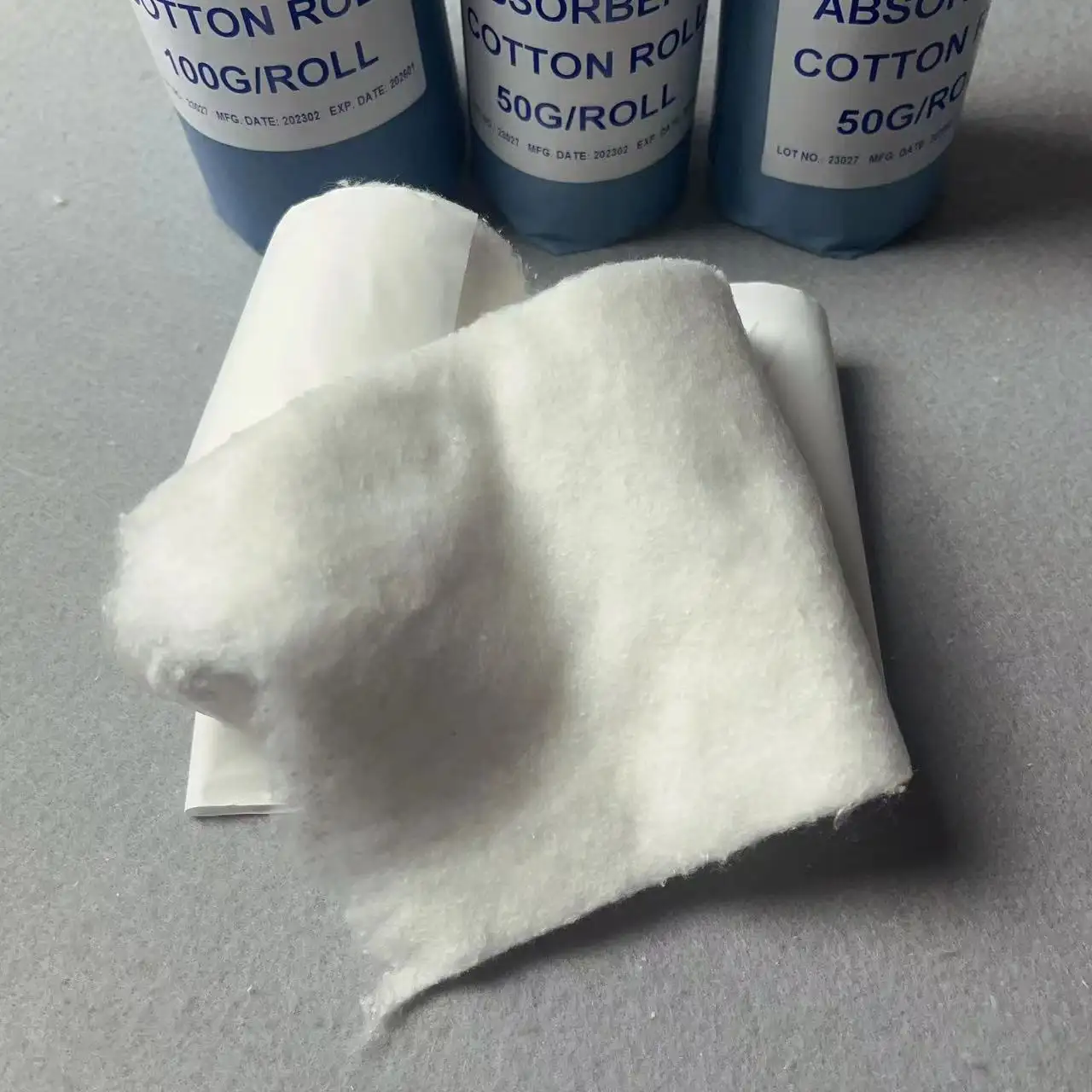 100% Pure Cotton Rolls 500g/roll High Quality Absorbent Cotton Roll