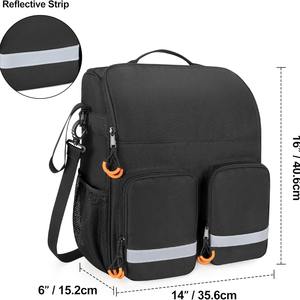 <b>Multi</b> <b>Color</b> Durable Wheelchair Side Organizer Storage Bag with 4 Pockets - Product Image 3