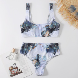 2022 Ladies Chất Lượng Cao Phi In Hai Mảnh Quây Áo Tắm Ống Đồ Bơi - Product Image 6